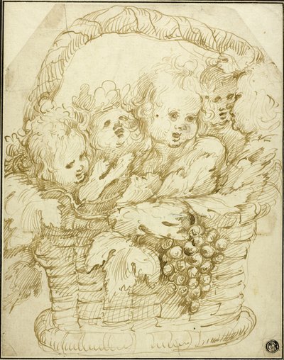 Kosár Cupids alkotó: Johann Boeckhorst