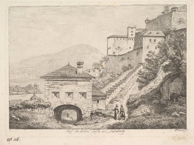A nagy ünnep Salzburgban, 1819. alkotó: Johann Christian Erhard