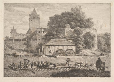 Regensberg városfala, 1817. alkotó: Johann Christian Erhard