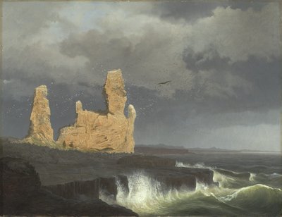 Az izlandi tengerpart, 1889 alkotó: Johann Christian Ezdorf