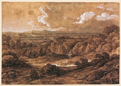 Sziklás erdei táj alkotó: Johann Christian Reinhart