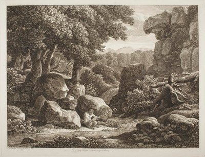 Erdőtáj alkotó: Johann Christian Reinhart