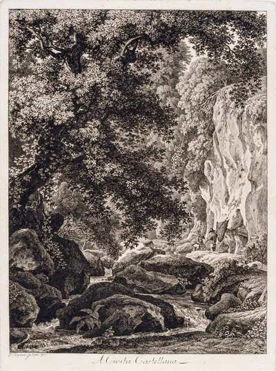 Johann Christian Reinhart A Civita Castellana 1793 alkotó: Johann Christian Reinhart