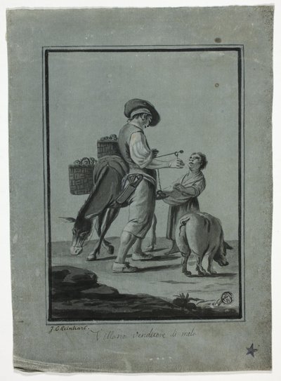 Paraszt alma házaló alkotó: Johann Christian Reinhart