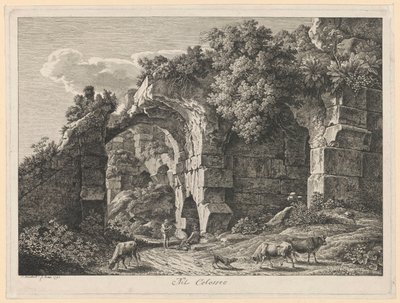 Tájkép - A Colosseumban alkotó: Johann Christian Reinhart