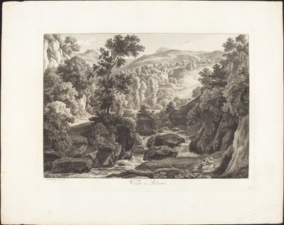 Subiaco közelében alkotó: Johann Christian Reinhart