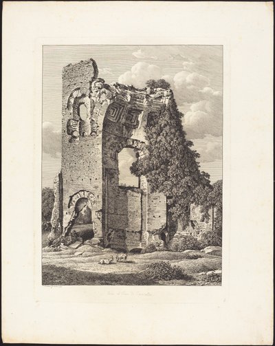A Caracalla-cirkusz közelében alkotó: Johann Christian Reinhart