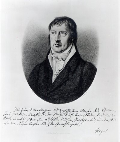 Georg Wilhelm Friedrich Hegel, metszett F.W Bollinger, 1825 körül alkotó: Johann Christian Xeller