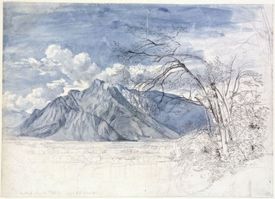 Az Untersberg Salzburg közelében alkotó: Johann Christoph Erhard