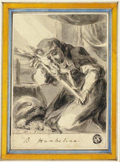 Beata Humbelina feszülettel alkotó: Johann Christoph Lischka