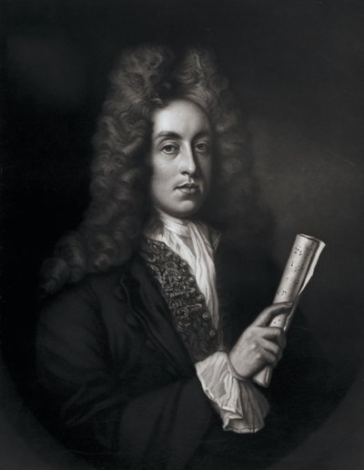Henry Purcell portréja, amelyet George J. Zobel vésett alkotó: Johann Closterman