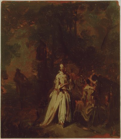 Társadalom a kertben alkotó: Johann Conrad Seekatz