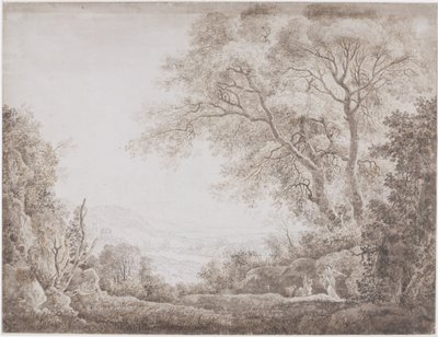 Olasz táj alkotó: Johann Conrad Steiner (possibly)