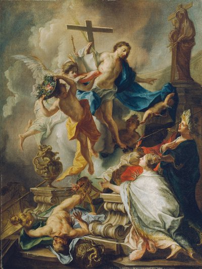 A kereszténység győzelme a pogányság felett alkotó: Johann Evangelist Holzer