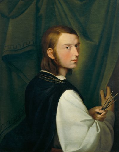 Önarckép alkotó: Johann Evangelist Scheffer von Leonhardshoff