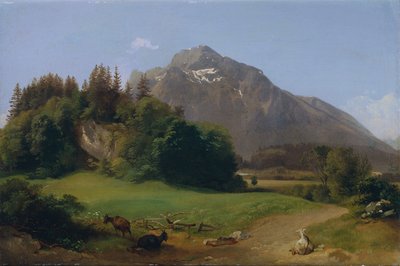 Salzburg közelében alkotó: Johann Fischbach