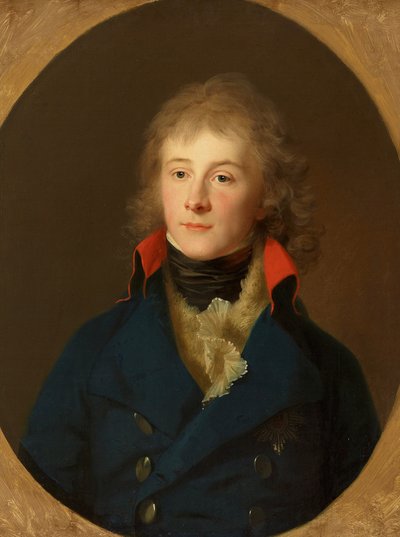 Lajos Ferdinánd porosz herceg portréja alkotó: Johann Friedrich August Tischbein