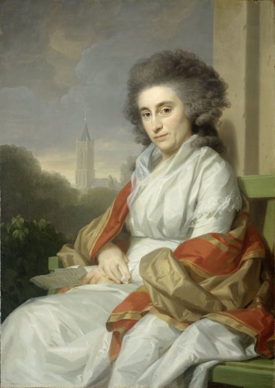 Cornelia Rijdenius portréja, Johannes Lublink felesége II alkotó: Johann Friedrich August Tischbein