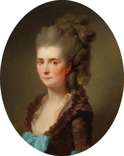 De Chambray márki portréja, született Vernier de Joyencourt, 1776. alkotó: Johann Friedrich August Tischbein