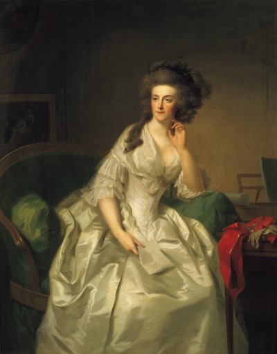 Friderika Zsófia Vilhelmina hercegnő portréja (1751-1820) alkotó: Johann Friedrich August Tischbein
