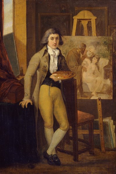 Önarckép alkotó: Johann Friedrich August Tischbein