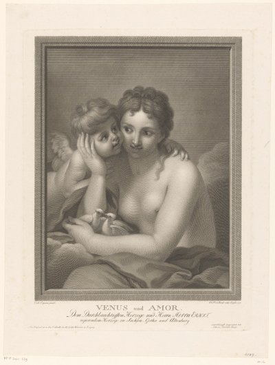 Vénusz szerelmes alkotó: Johann Friedrich Bause