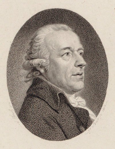 Johann Gottlieb Naumann zeneszerző portréja 1741-1801, 1804. alkotó: Johann Friedrich Bolt