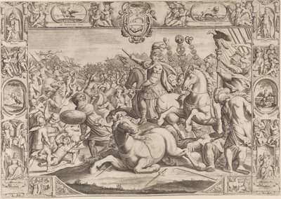 Allegória VIII. Urban pápáról (Maffeo Barberini 1623-1644) alkotó: Johann Friedrich Greuter