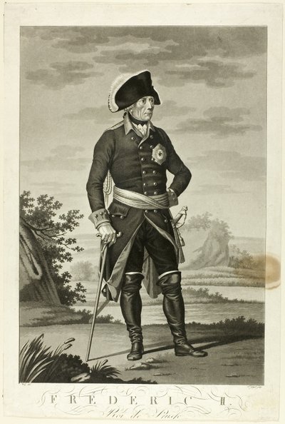 Frigyes, Prusse királya alkotó: Johann Friedrich Jügel