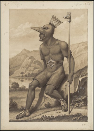 Waldeck eredeti mezoamerikai műalkotásainak gyűjteménye, 22/3. doboz alkotó: Johann Friedrich Maximilian von Waldeck
