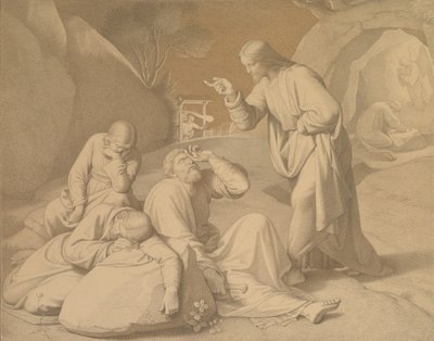 Krisztus a Getszemáni kertben, 1848. alkotó: Johann Friedrich Overbeck