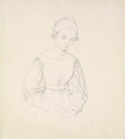 A művész feleségének, Nina portréja, 1830 alkotó: Johann Friedrich Overbeck