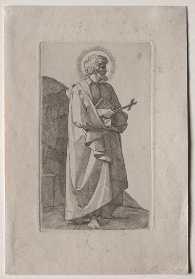 Ült. Fülöp Neri alkotó: Johann Friedrich Overbeck