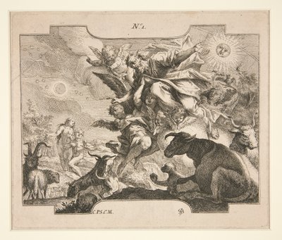 Az alkotás (?) alkotó: Johann Georg Bergmuller