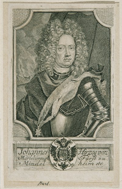 John Churchill Herzog von Marlborough alkotó: Johann Georg Mentzel
