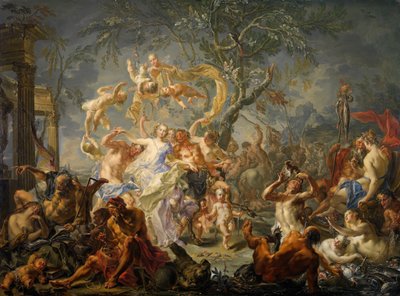 A misrule allegóriája, 1720-61. alkotó: Johann Georg Platzer