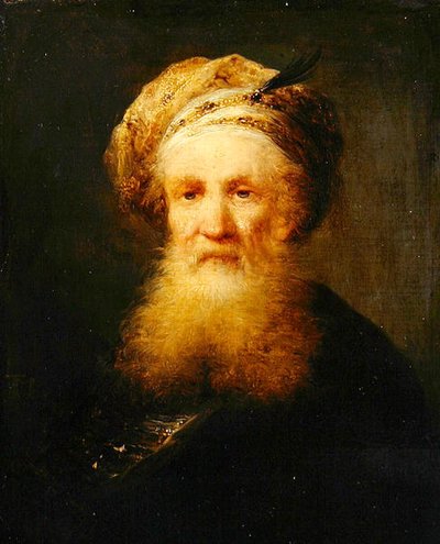 Egy keleti ember feje, 1759-62 körül (olaj, fa) alkotó: Johann Georg Trautmann