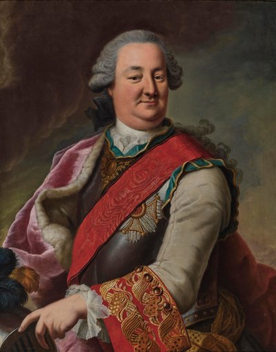 Karl August waldecki és pyrmont-i herceg portréja (1704-1763) alkotó: Johann Georg Ziesenis