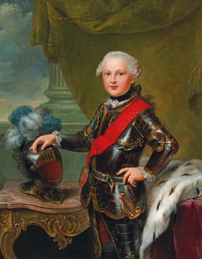 II. Károly 1746. augusztus és 1795. augusztus közötti portréja, Zweibrücken hercege, 1757 körül. alkotó: Johann Georg Ziesenis the Younger
