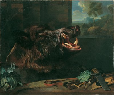 vaddisznó csendélet alkotó: Johann Georg de Hamilton