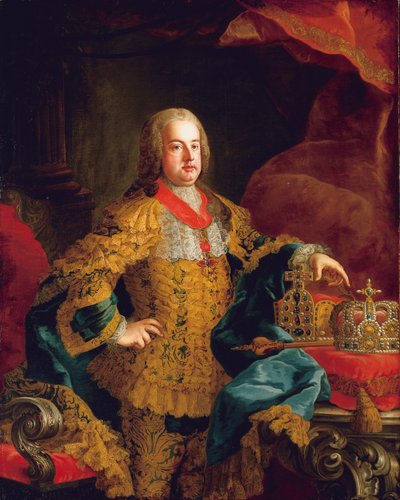 I. Ferenc császár portréja, 1752 alkotó: Johann Gottfried Auerbach
