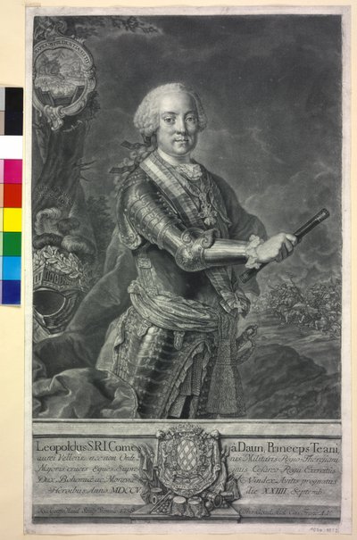 Leopold gróf Daun alkotó: Johann Gottfried Haid