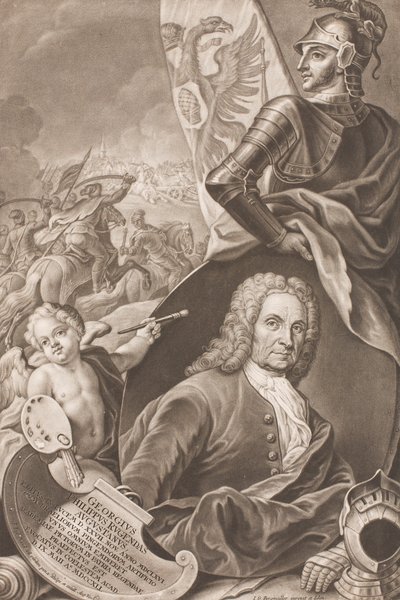 Georg Philipp Rugendas portréja 1666-1742, c. 1745. alkotó: Johann Gottfried Haid