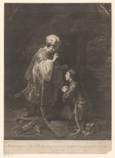 Dávid és Absolon megbékélése alkotó: Johann Gottfried Haid