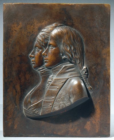 Frigyes Vilmos III. mint koronaherceg feleségével, Luise von Mecklenburg-Strelitzzel alkotó: Johann Gottfried Schadow