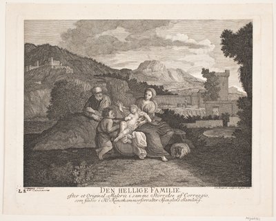 A Szent Család alkotó: Johann Gottlieb Friedrich