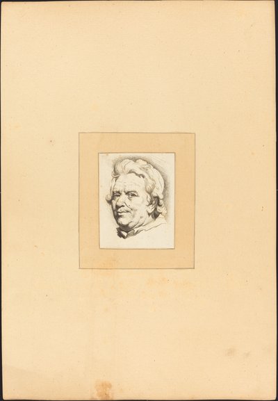 Egy ember feje alkotó: Johann Gottlieb Prestel after Anton Joseph Prenner