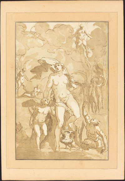 Vénusz alkotó: Johann Gottlieb Prestel after Jacopo Ligozzi