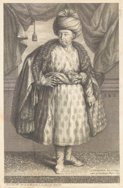 Jean-Baptiste Tavernier (1605-1689) portréja alkotó: Johann Hainzelmann