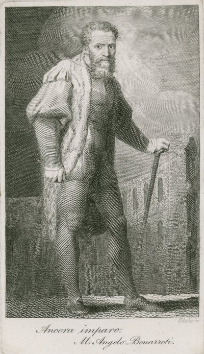 Michelangelo Buonarroti alkotó: Johann Heinrich Füssli